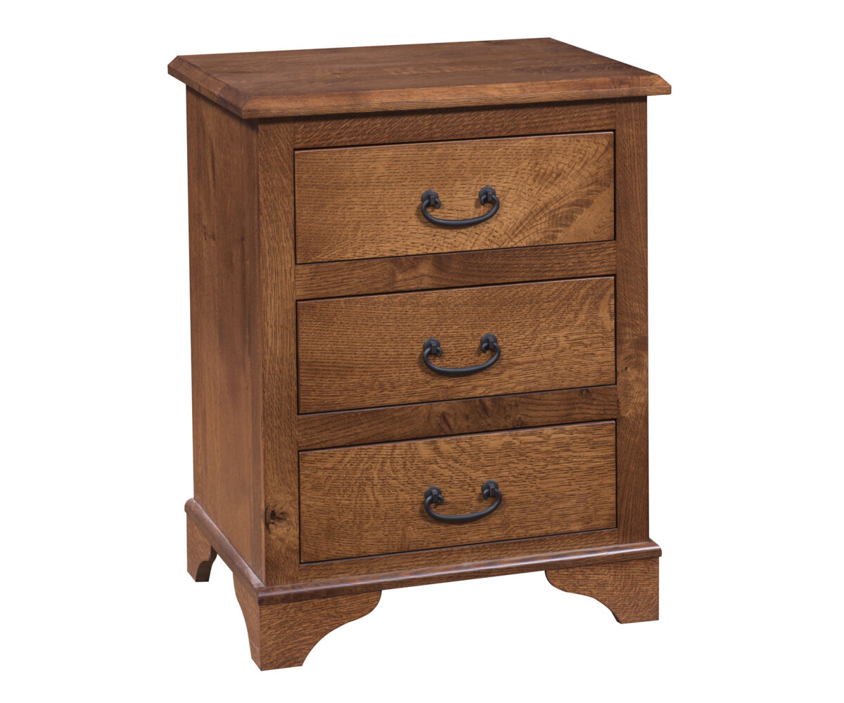 Liberty Mission 3 Drawer Nightstand by Brookside Home Furnishings