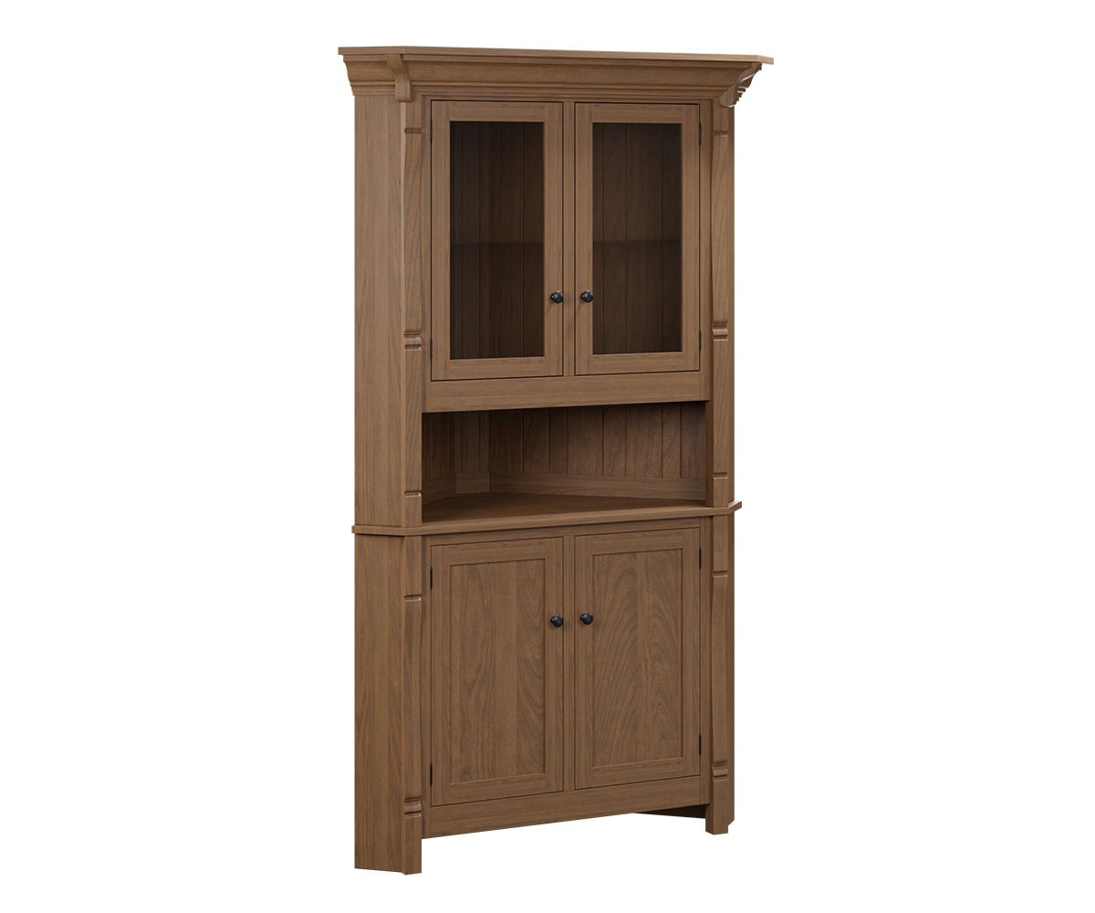 Ashville Corner Hutch by Brookside Home Furnishings