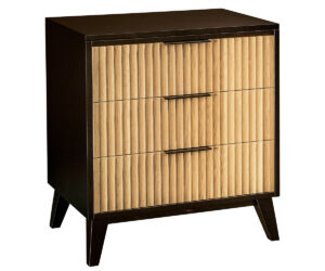 Sofi 3 Drawer Nightstand by Elite Designs