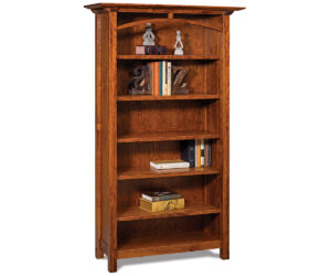Artesa Bookcase – 72″H by Forks Valley Woodworking