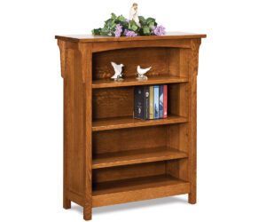 Bridger Mission Bookcase – 48″H by Forks Valley Woodworking