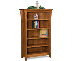 Bridger Mission Bookcase – 60″H by Forks Valley Woodworking