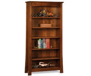 Modesto Bookcase – 72″H by Forks Valley Woodworking