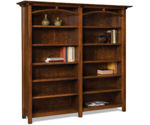 Artesa Double Bookcase by Forks Valley Woodworking