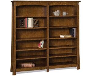 Modesto Double Bookcase by Forks Valley Woodworking