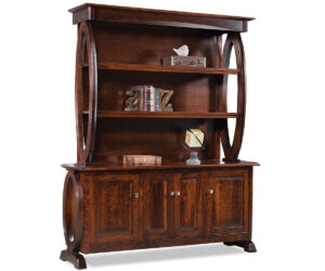 Saratoga Back Bar & Hutch by Forks Valley Woodworking