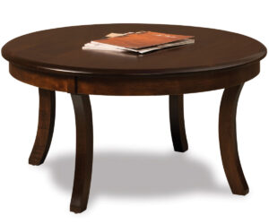 Sierra Round Coffee Table by Forks Valley Woodworking