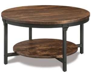 Houston Round Coffee Table by Forks Valley Woodworking