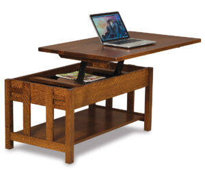 Kascade Enclosed Lift-Top Coffee Table by Forks Valley Woodworking