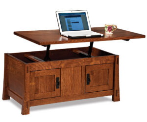 Modesto Enclosed Lift-Top Coffee Table by Forks Valley Woodworking