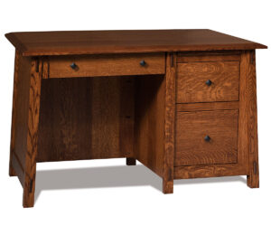 Colbran Single Pedestal Desk by Forks Valley Woodworking