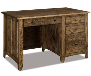Dover Single Pedestal Desk by Forks Valley Woodworking