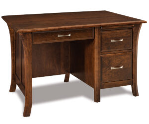 Ensenada Single Pedestal Desk by Forks Valley Woodworking