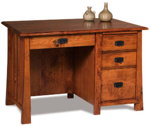Grant Single Pedestal Desk by Forks Valley Woodworking