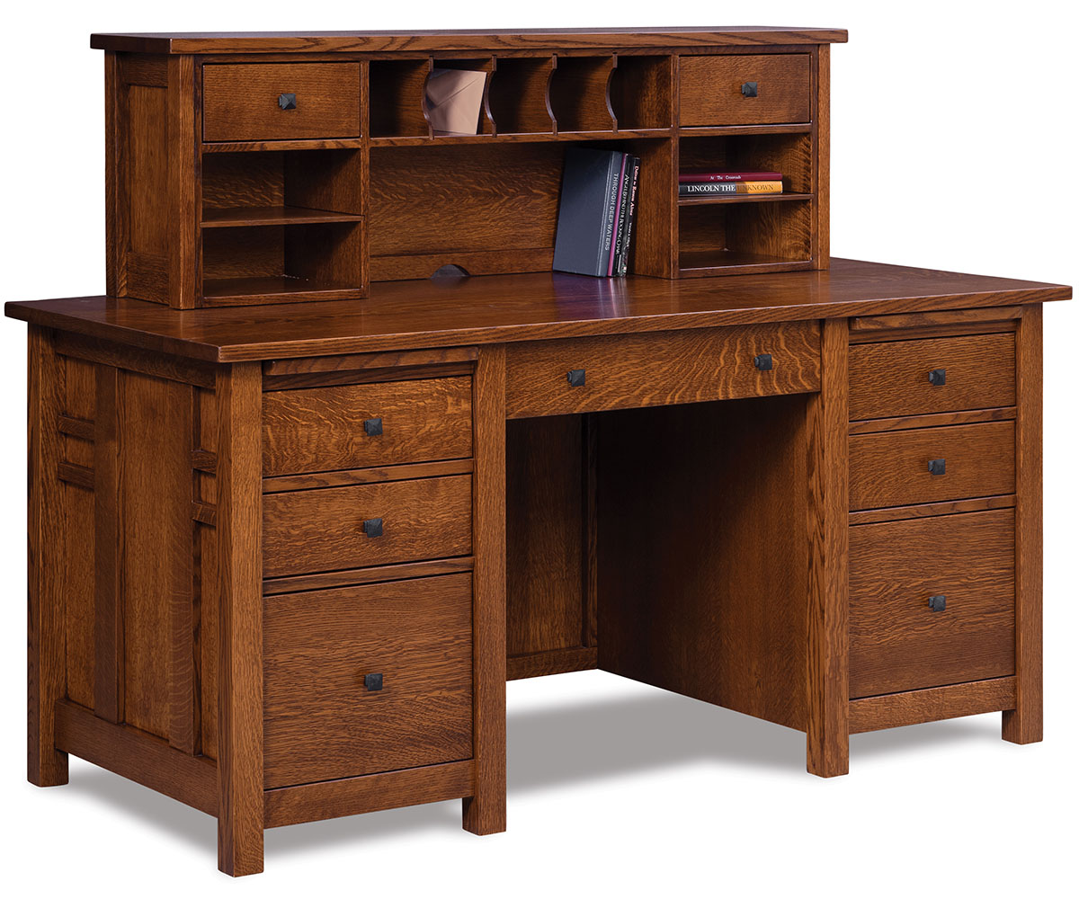 Kascade Desk With Topper by Forks Valley Woodworking