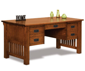 Bridger Mission Desk by Forks Valley Woodworking