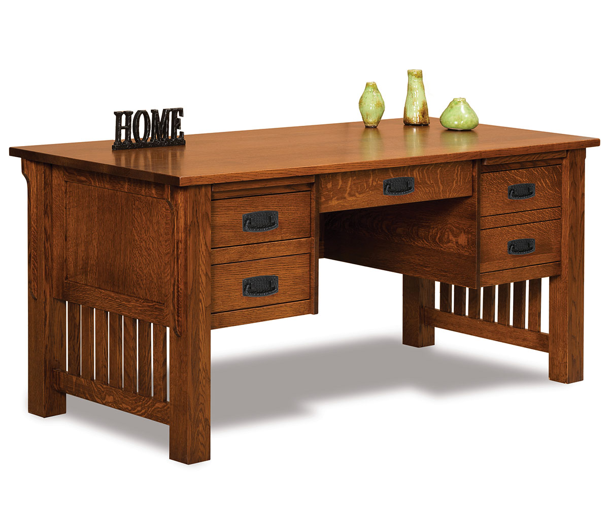 Bridger Mission Desk by Forks Valley Woodworking