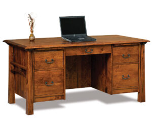 Artesa Curved Top Desk by Forks Valley Woodworking