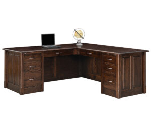 Victorian L Desk by Forks Valley Woodworking