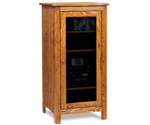 Mission Stereo Cabinet by Forks Valley Woodworking