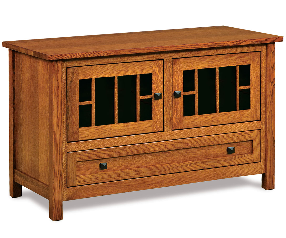 Centennial Media Stand - 48"W by Forks Valley Woodworking