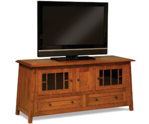 Colbran Media Stand – 61″W by Forks Valley Woodworking