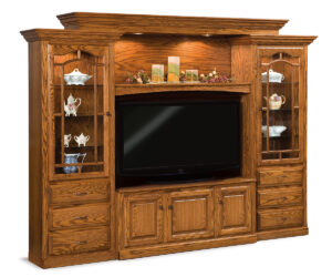 Hoosier Heritage 6pc Wall Unit by Forks Valley Woodworking