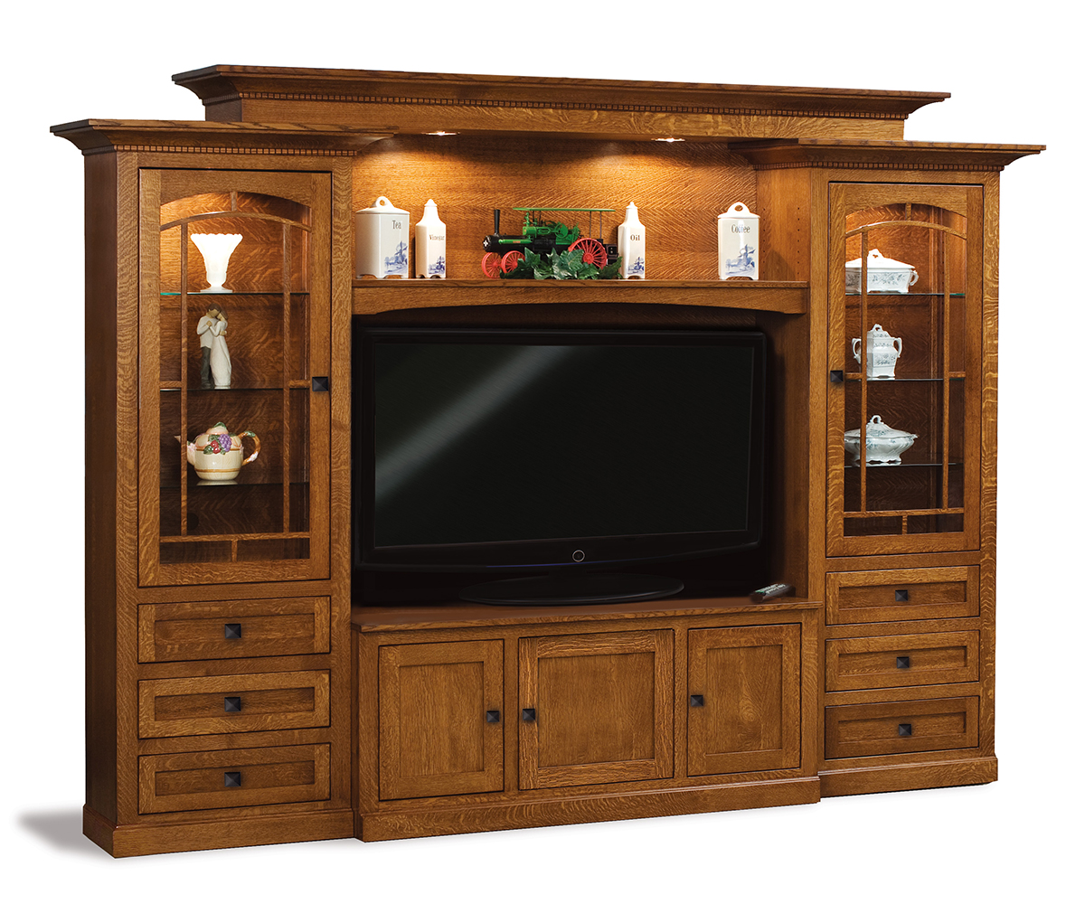 Manhattan Mission 6pc Wall Unit by Forks Valley Woodworking