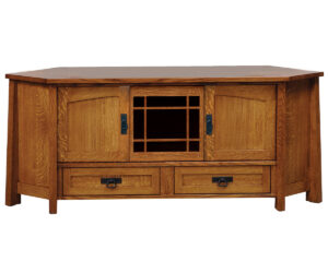 Modesto Media Corner Console by Forks Valley Woodworking