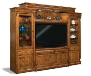 Old Classic Sleigh 6pc Wall Unit by Forks Valley Woodworking