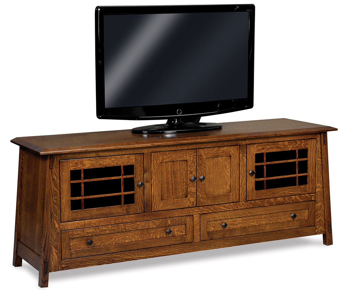 Colbran Media Stand - 73"W by Forks Valley Woodworking