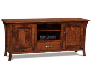 Ensenada Media Stand – 72″W by Forks Valley Woodworking