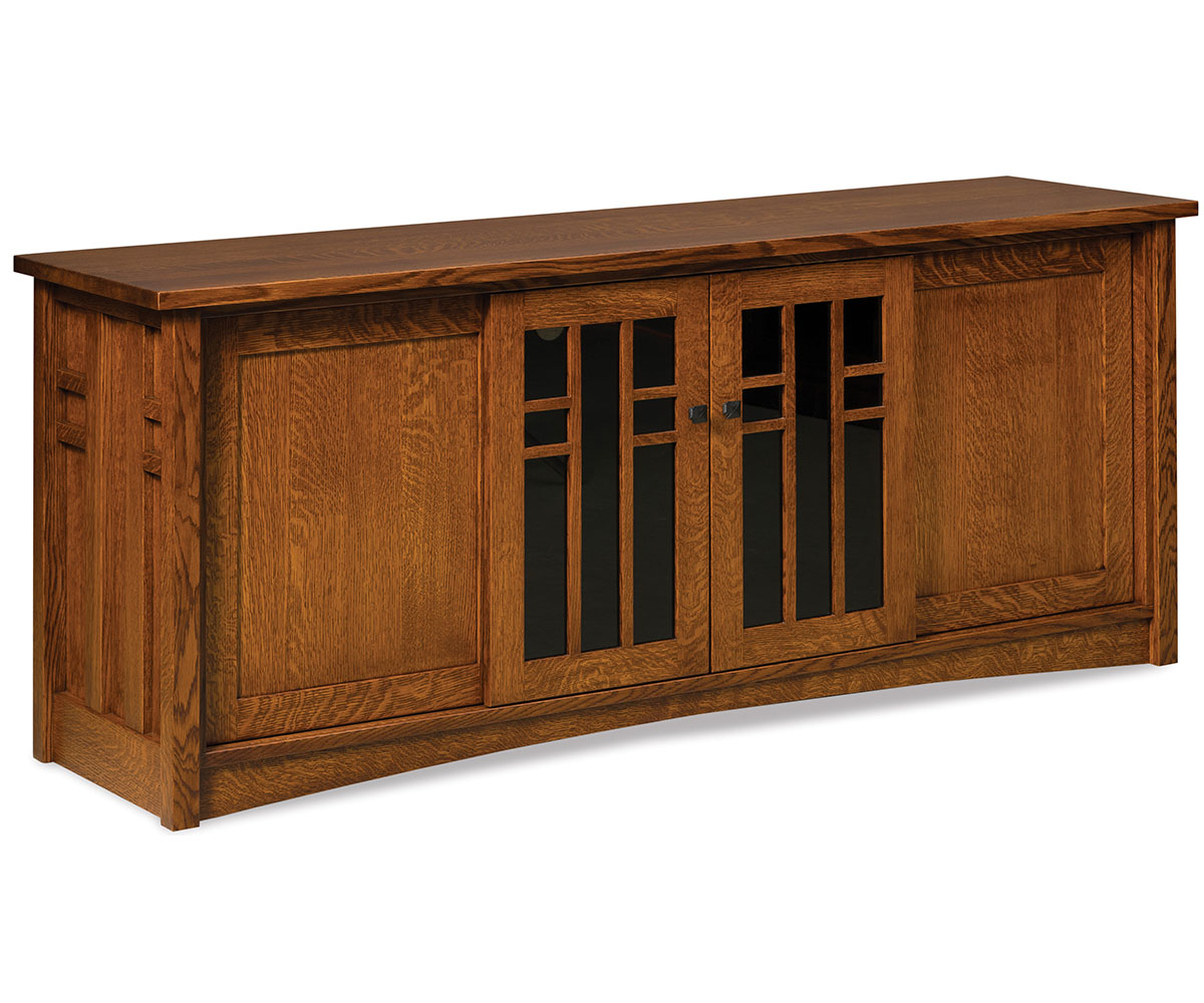 Kascade Media Stand - 72"W by Forks Valley Woodworking