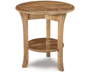 Ensenada Round End Table by Forks Valley Woodworking