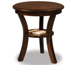 Sierra Round End Table by Forks Valley Woodworking