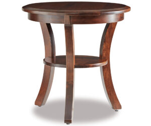 Sierra Round End Table by Forks Valley Woodworking