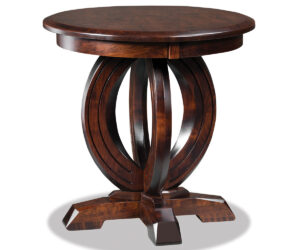 Saratoga Round End Table by Forks Valley Woodworking
