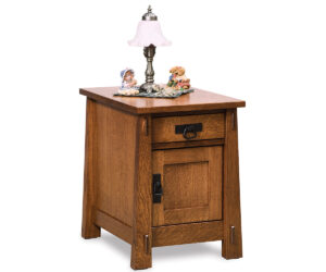 Modesto Enclosed End Table by Forks Valley Woodworking