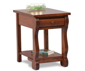Old Classic Sleigh End Table by Forks Valley Woodworking