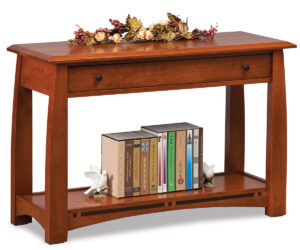 Boulder Creek Sofa Table by Forks Valley Woodworking
