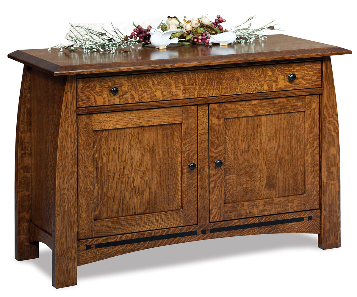 Boulder Creek Enclosed Sofa Table by Forks Valley Woodworking