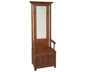 Mission Hall Seat by Genuine Oak Designs