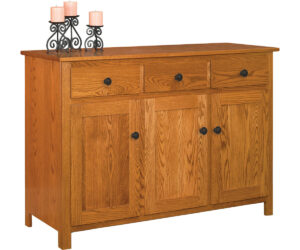 Old South 3 Door Buffet by Genuine Oak Designs