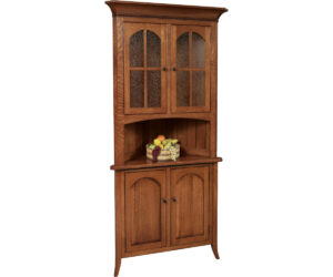 Bunker Hill Corner Hutch by Genuine Oak Designs