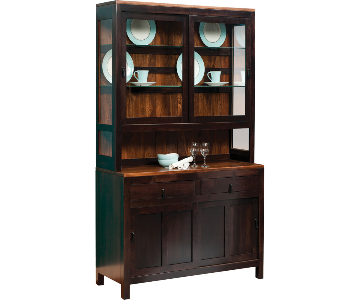 Lillie 2 Door Hutch by Genuine Oak Designs