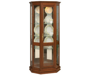 Angled Picture Frame Curio by Genuine Oak Designs