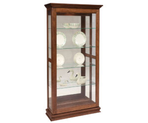 Large Sliding Door Picture Frame Curio by Genuine Oak Designs