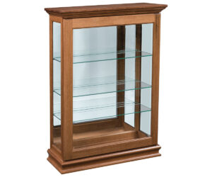 Petite Large Sliding Door Picture Frame Curio by Genuine Oak Designs