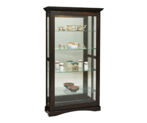 Mission Sliding Door Large Picture Frame Curio by Genuine Oak Designs