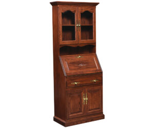 Deluxe Secretary Desk with Doors by Genuine Oak Designs